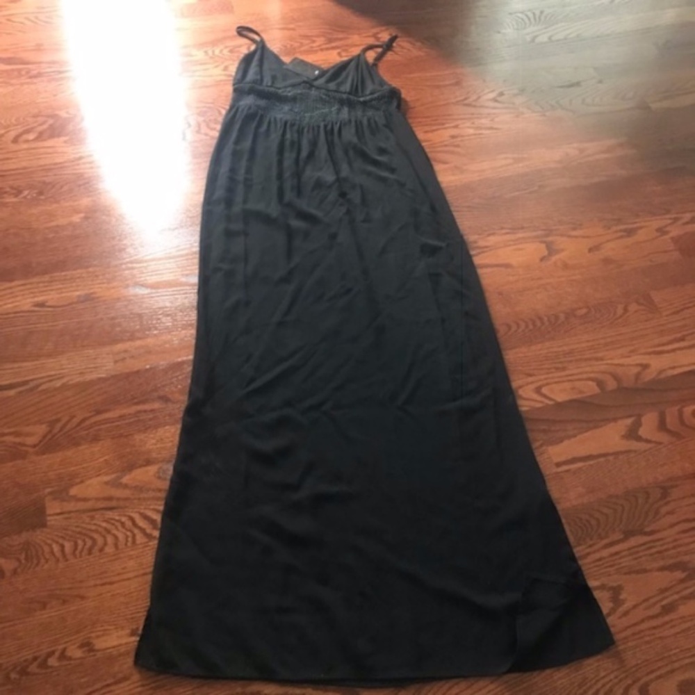 WOMENS JUNIORS LOVE @ FIRST SIGHT SUN DRESS SLEEVELESS BLACK Sz. S Small NWT NEW